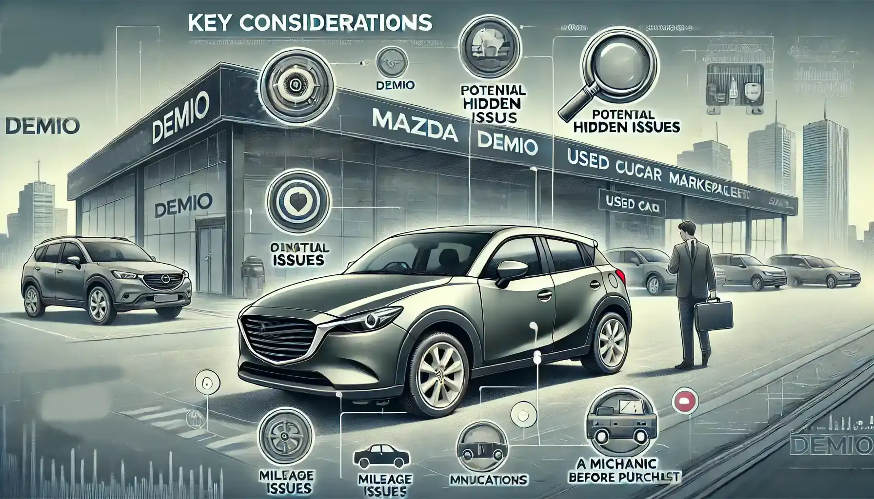 マツダデミオはやばい?中古車購入時の注意点