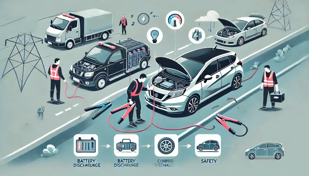 バッテリー上がり時の応急処置と復旧方法