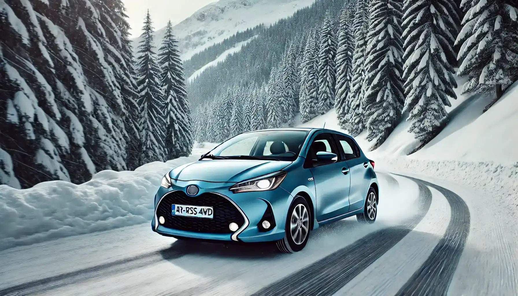 ヤリス4WDでの雪道の走行性能と評価