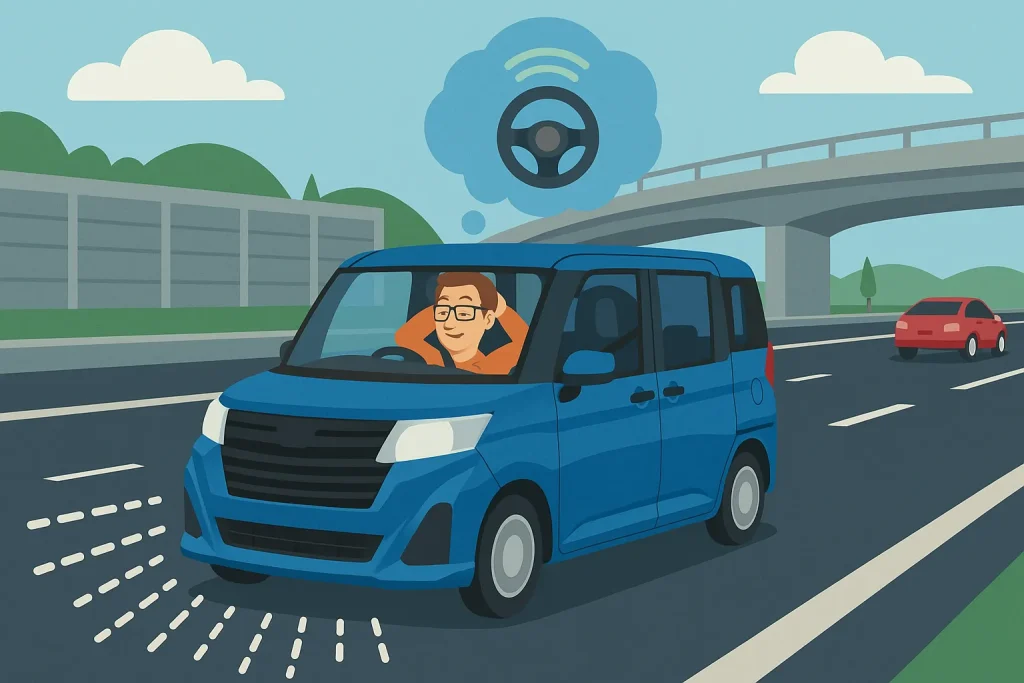 高速走行をサポート！自動運転機能の活用