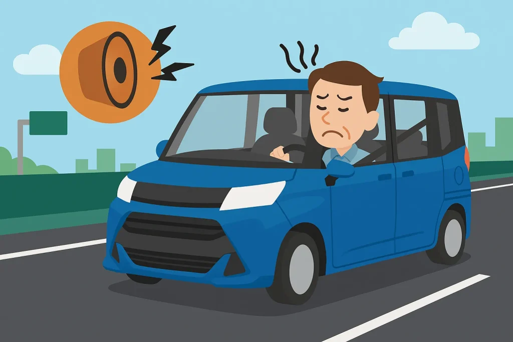 高速走行はうるさい？原因と対策