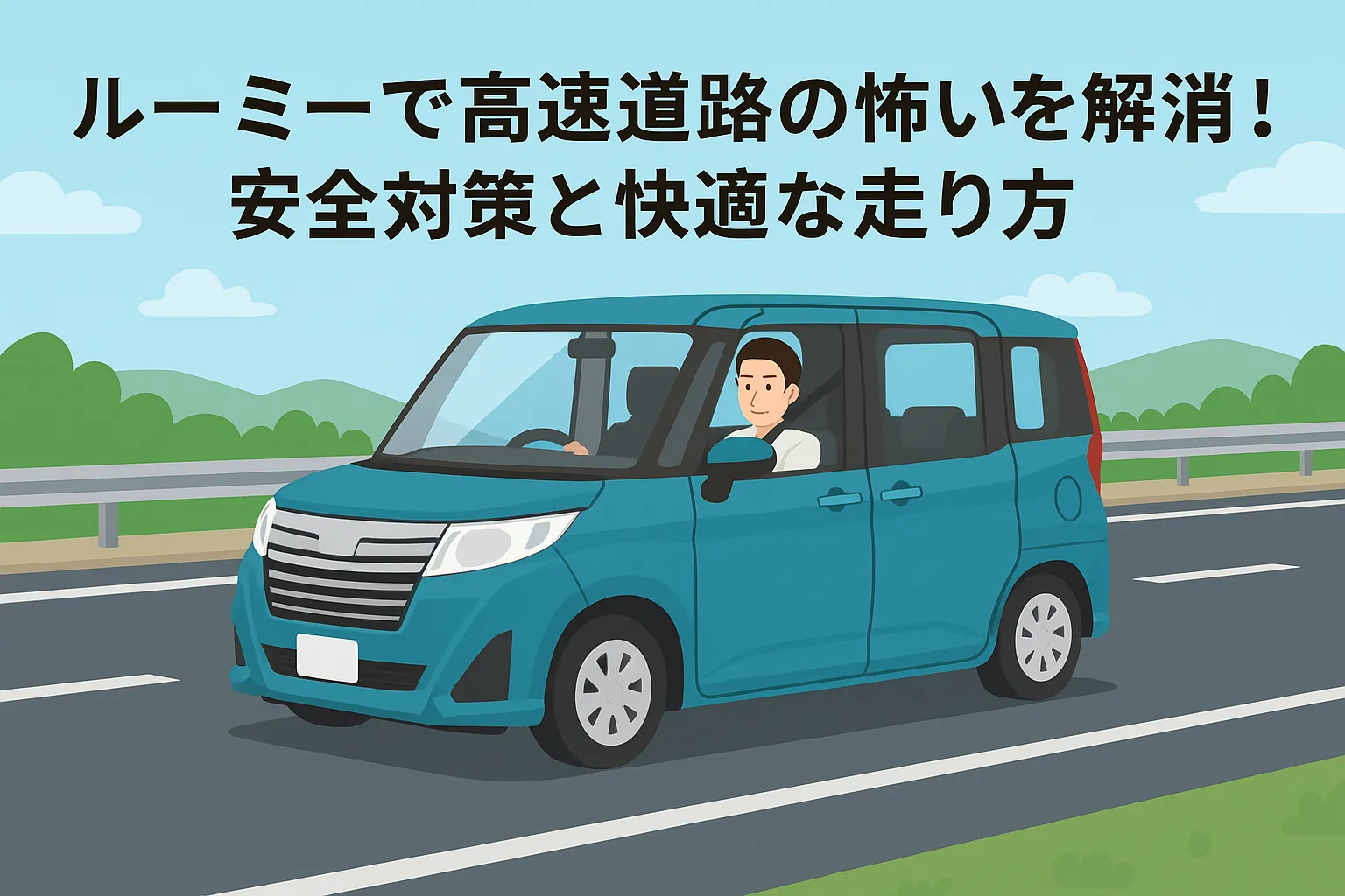 ルーミーで高速道路の怖いを解消！安全対策と快適な走り方