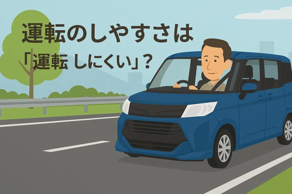 運転のしやすさは？「運転しにくい」？