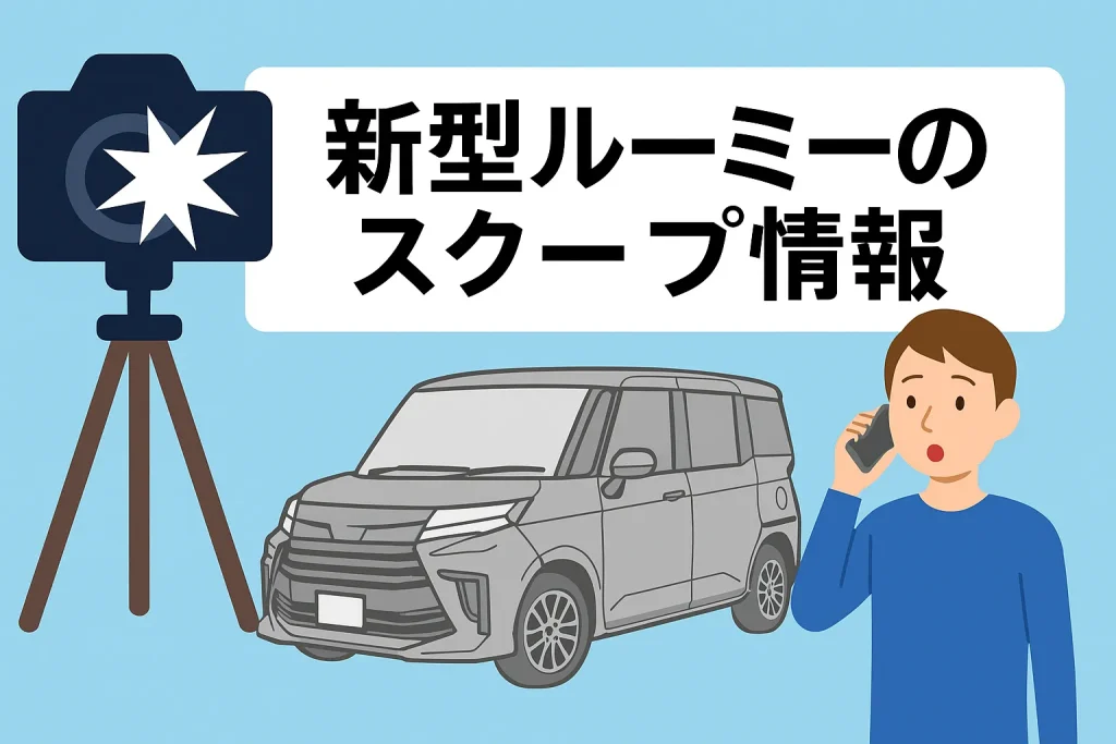 新型ルーミーのスクープ情報