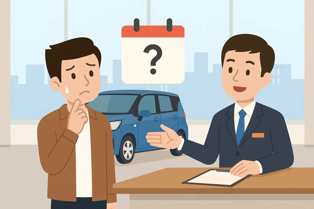 納車に何ヶ月待ち？