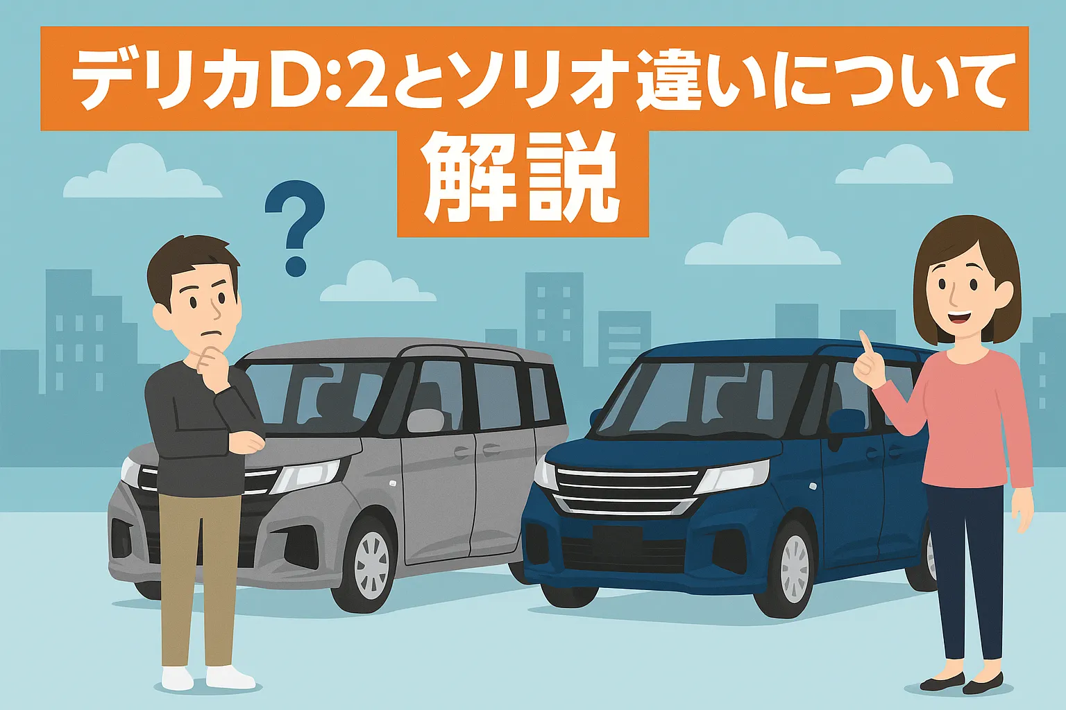 デリカD:2とソリオの違いについて解説