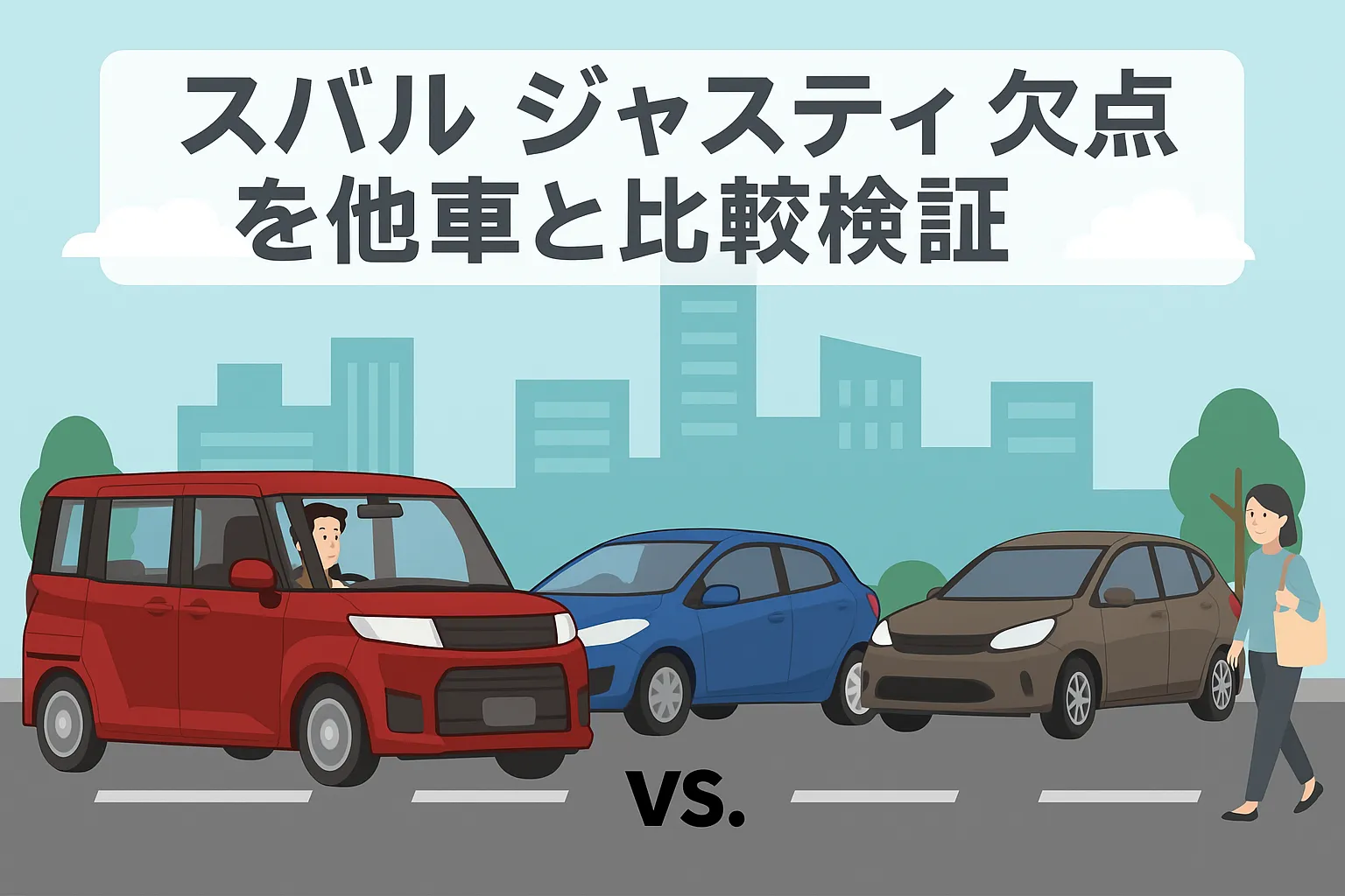 スバル ジャスティ欠点を他車と比較検証