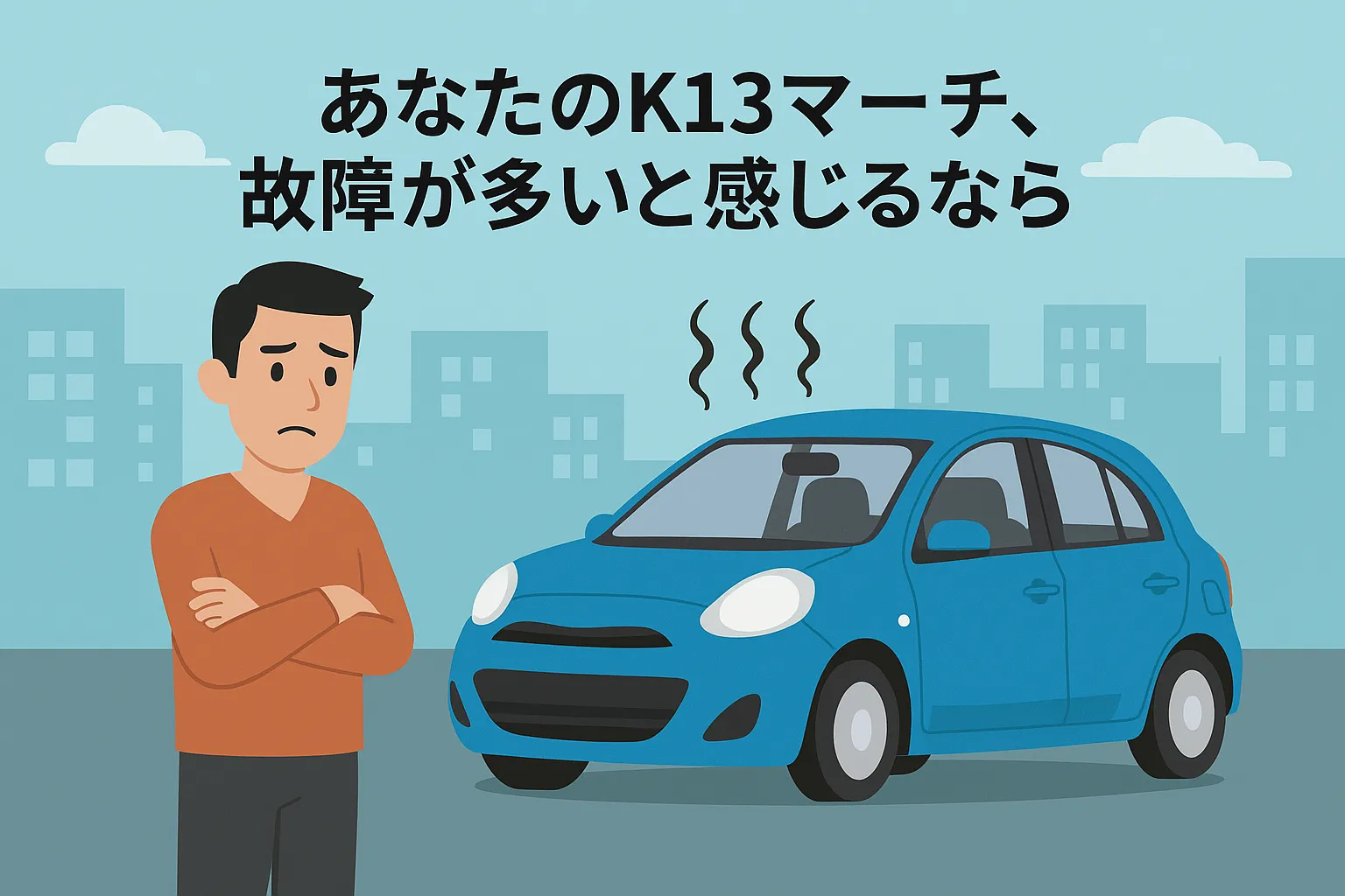あなたのK13マーチ、故障が多いと感じるなら