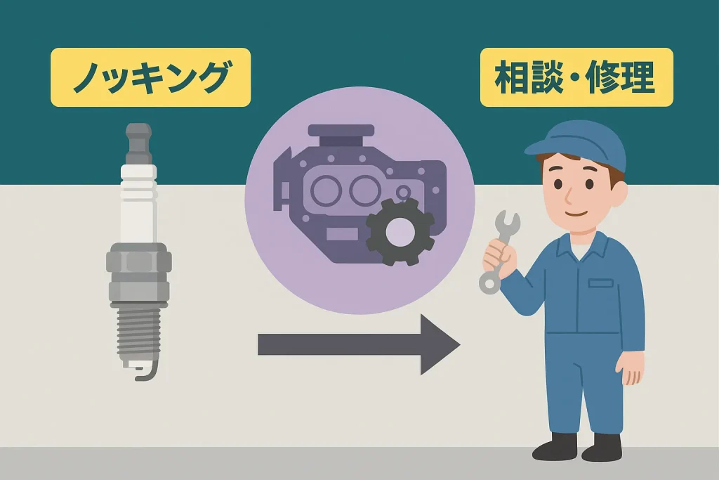 ノッキングの原因と対処法