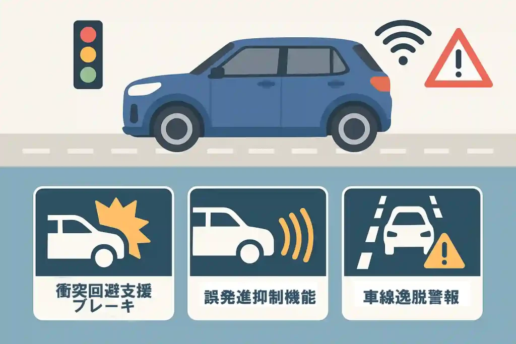 レックスとロッキーの安全装備比較