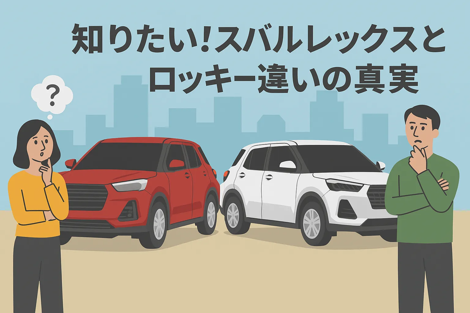 知りたい!スバルレックスとロッキー違いの真実