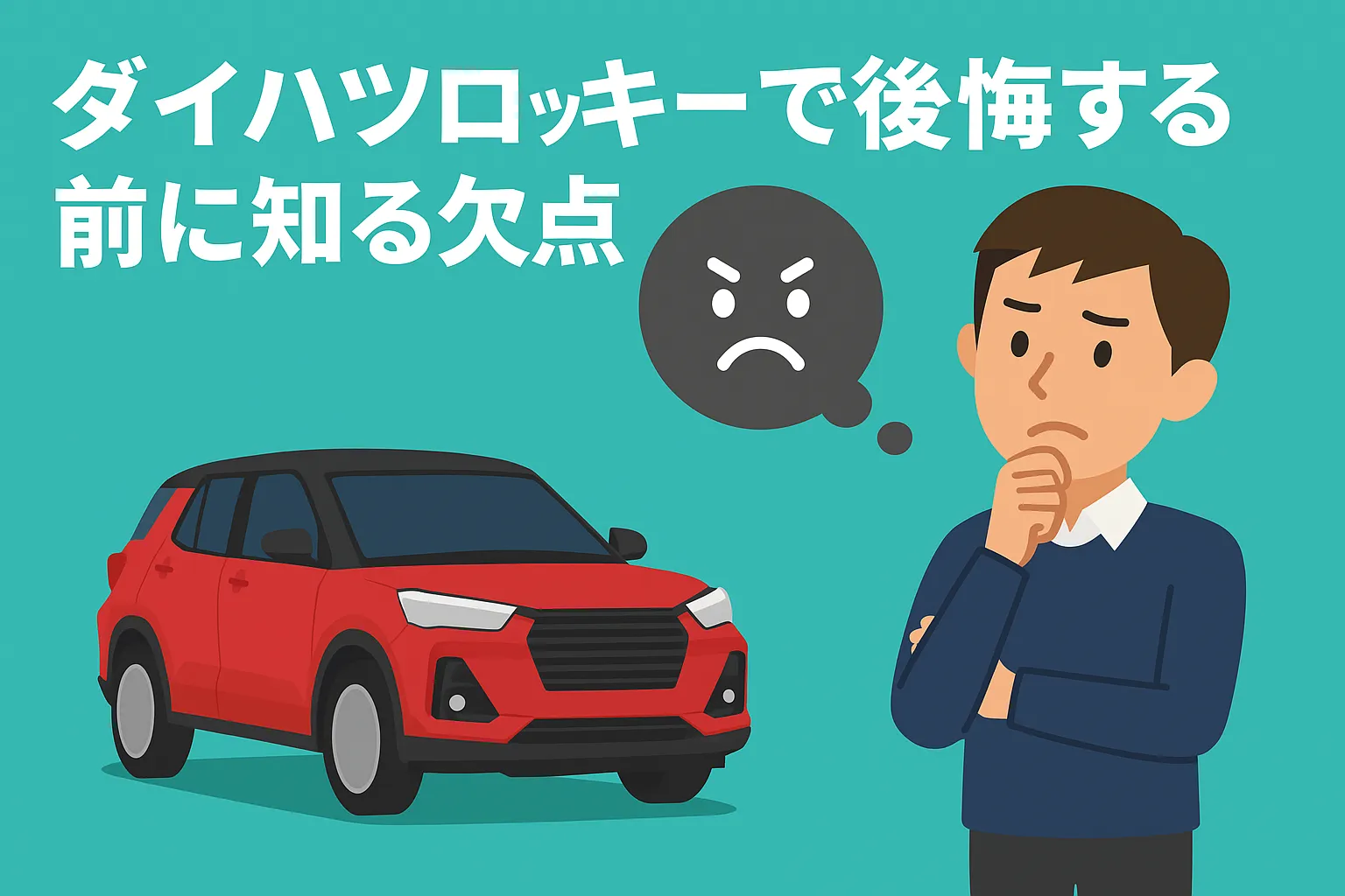 ダイハツロッキーで後悔する前に知る欠点