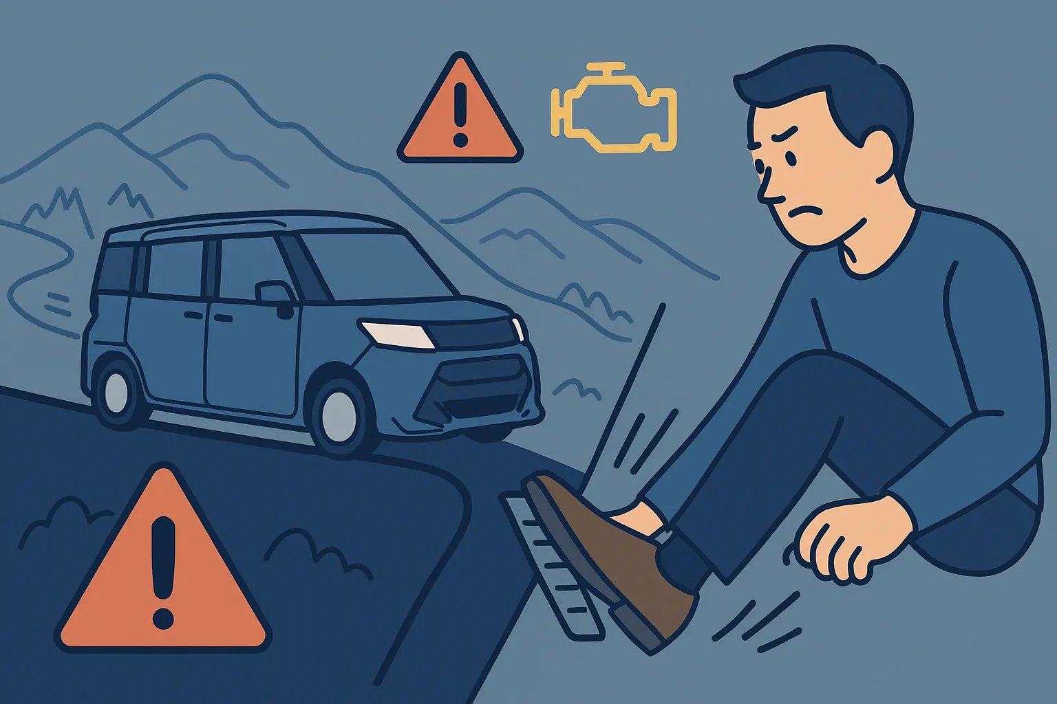 ルーミーがアクセル踏んでも加速しない主な原因とは