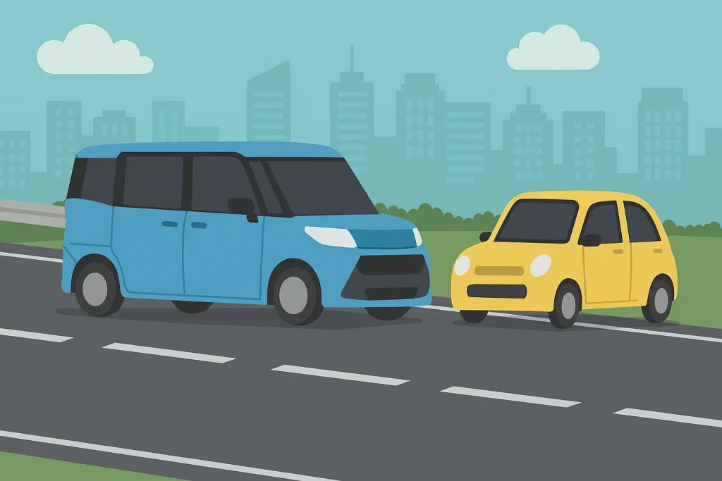 ルーミーは軽自動車より遅いって本当?