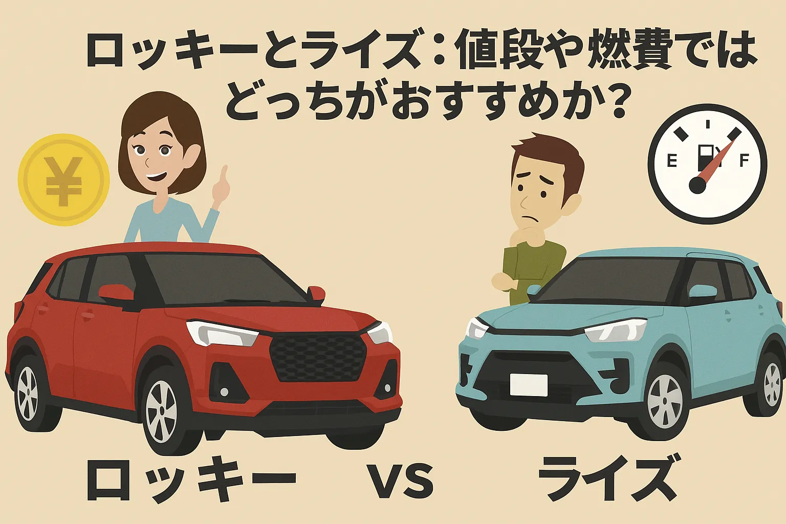 ロッキーとライズ：値段や燃費ではどっちがおすすすめか