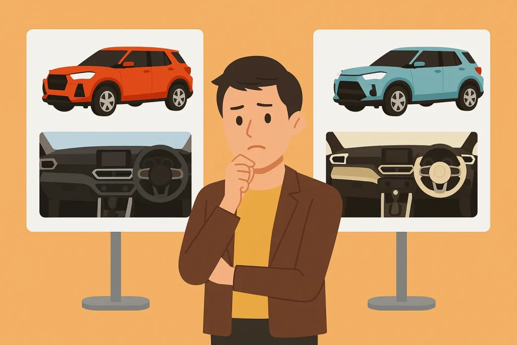 内装の違いは？ロッキーとライズの異なる個性と選び方