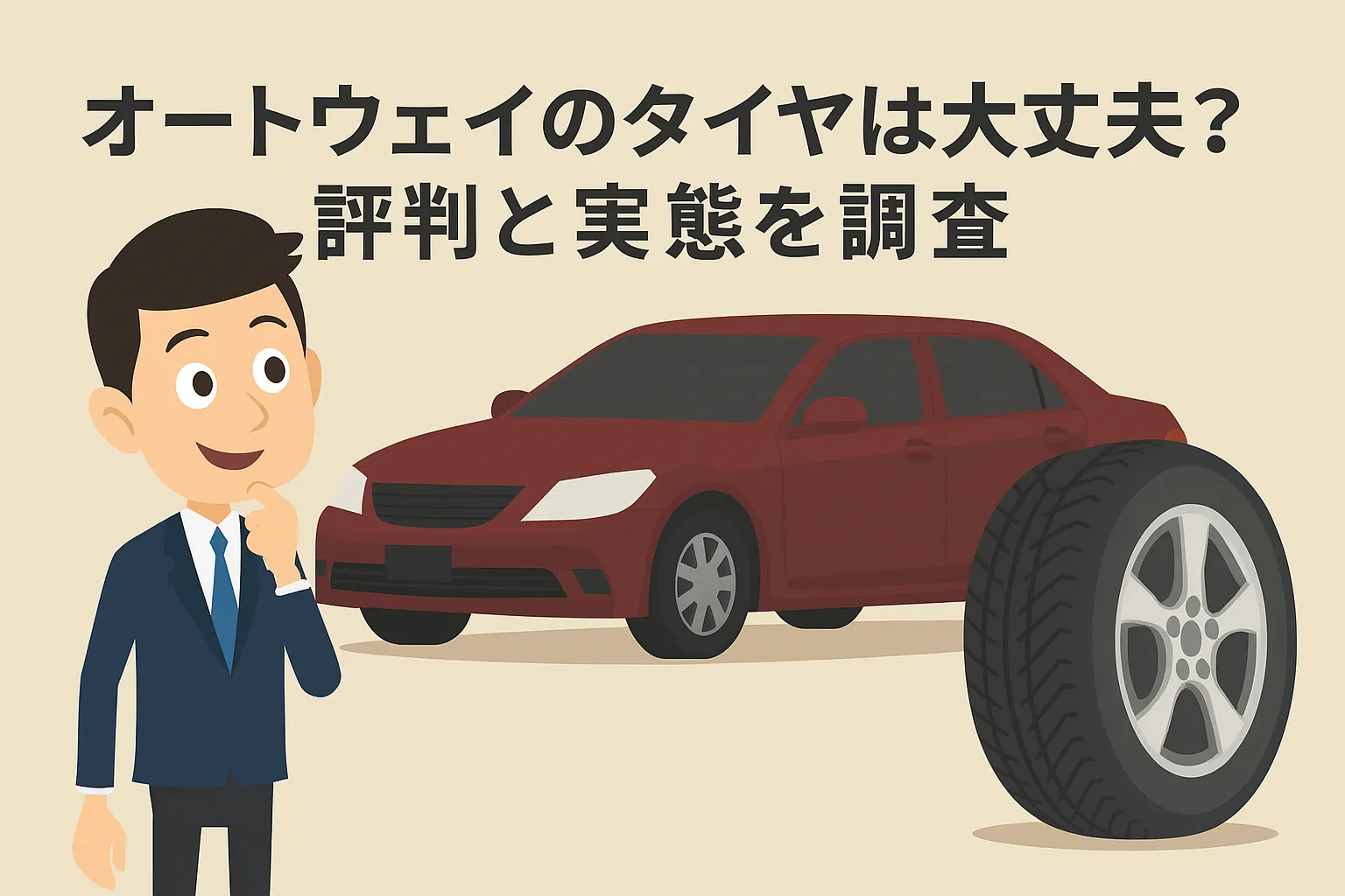 オートウェイのタイヤは大丈夫?評判と実態を調査