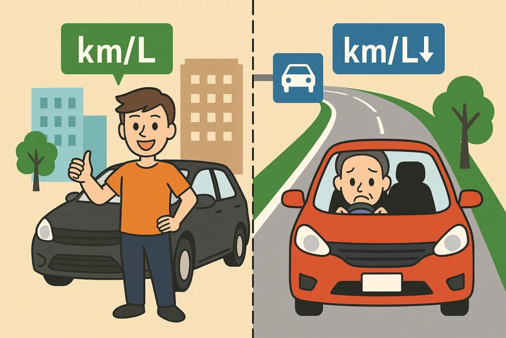 燃費は街乗り・高速でどう違う？