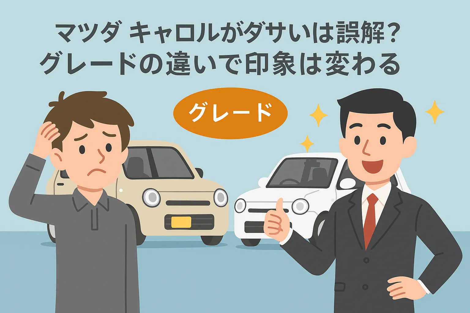 マツダ キャロルがダサいは誤解？グレードの違いで印象は変わる