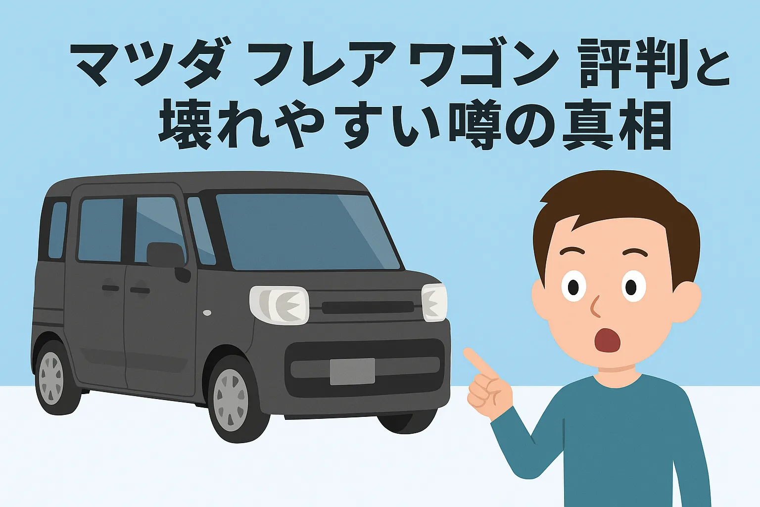 マツダ フレア ワゴン 評判と壊れやすい噂の真相