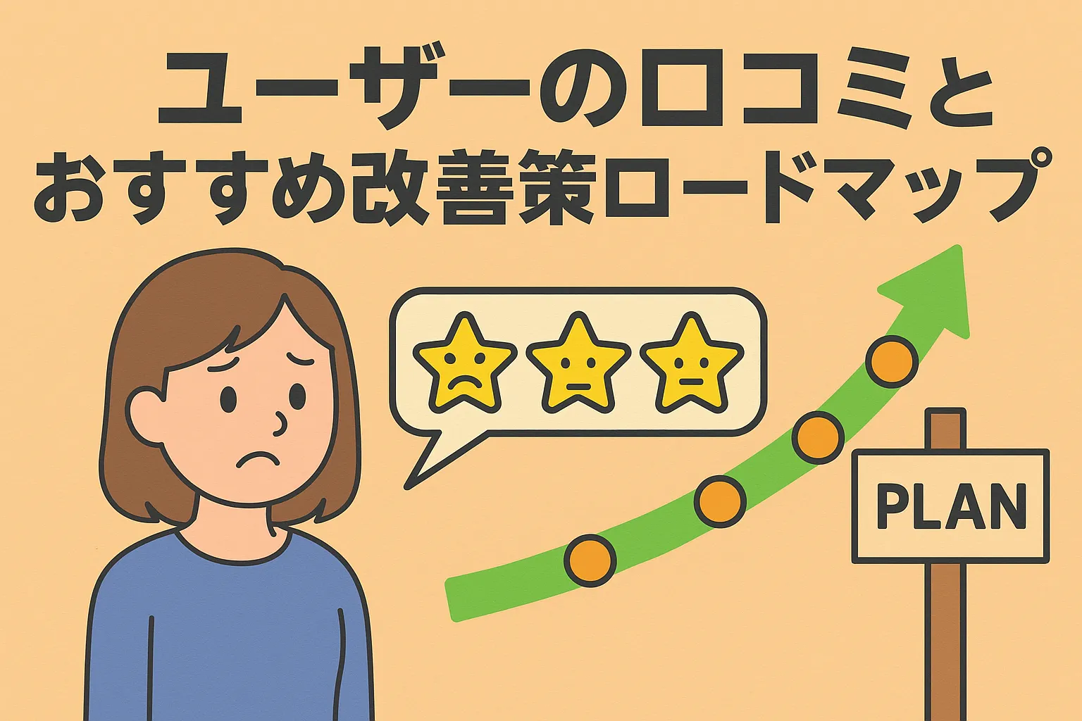 ユーザーの口コミとおすすめ改善策ロードマップ