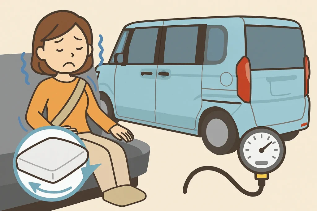 後部座席の乗り心地改善ポイント