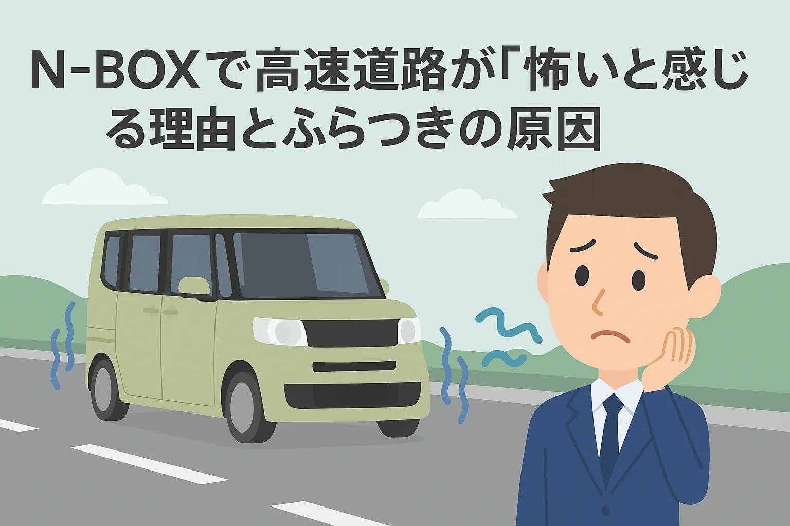 N-BOXで高速道路が「怖い」と感じる理由とふらつきの原因
