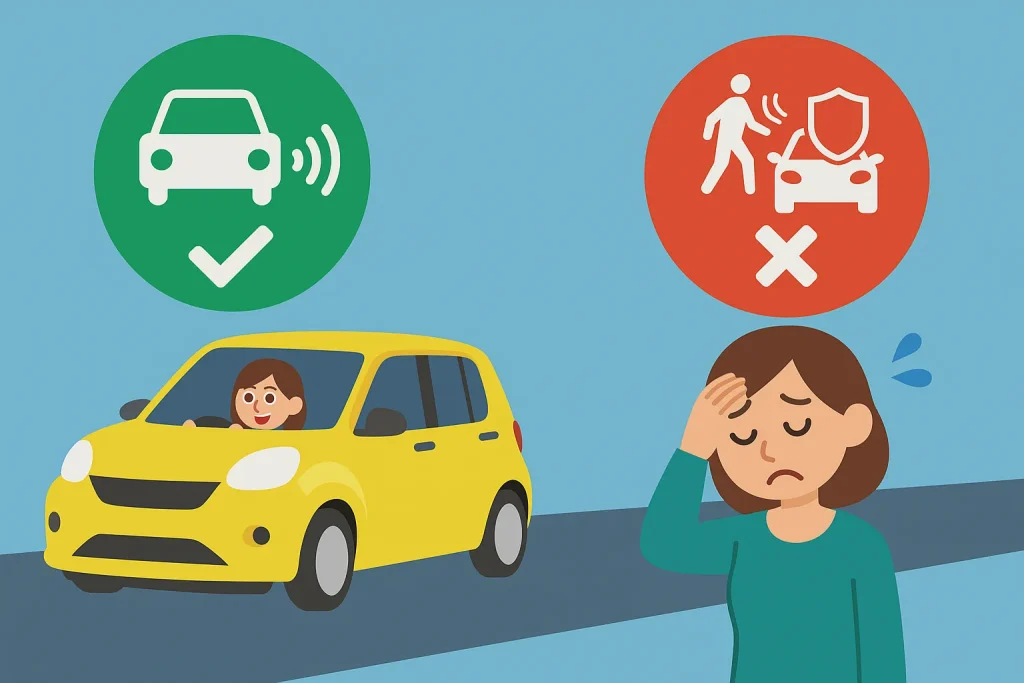 安全装備は十分？先進機能の差に注意