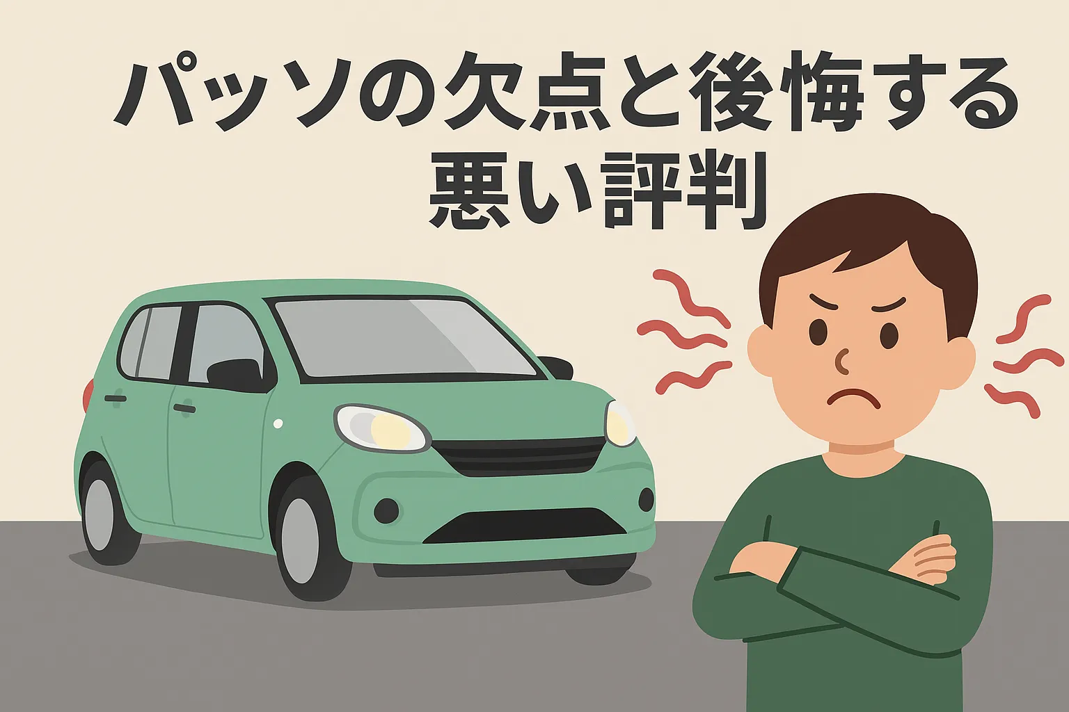 パッソの欠点と後悔する悪い評判