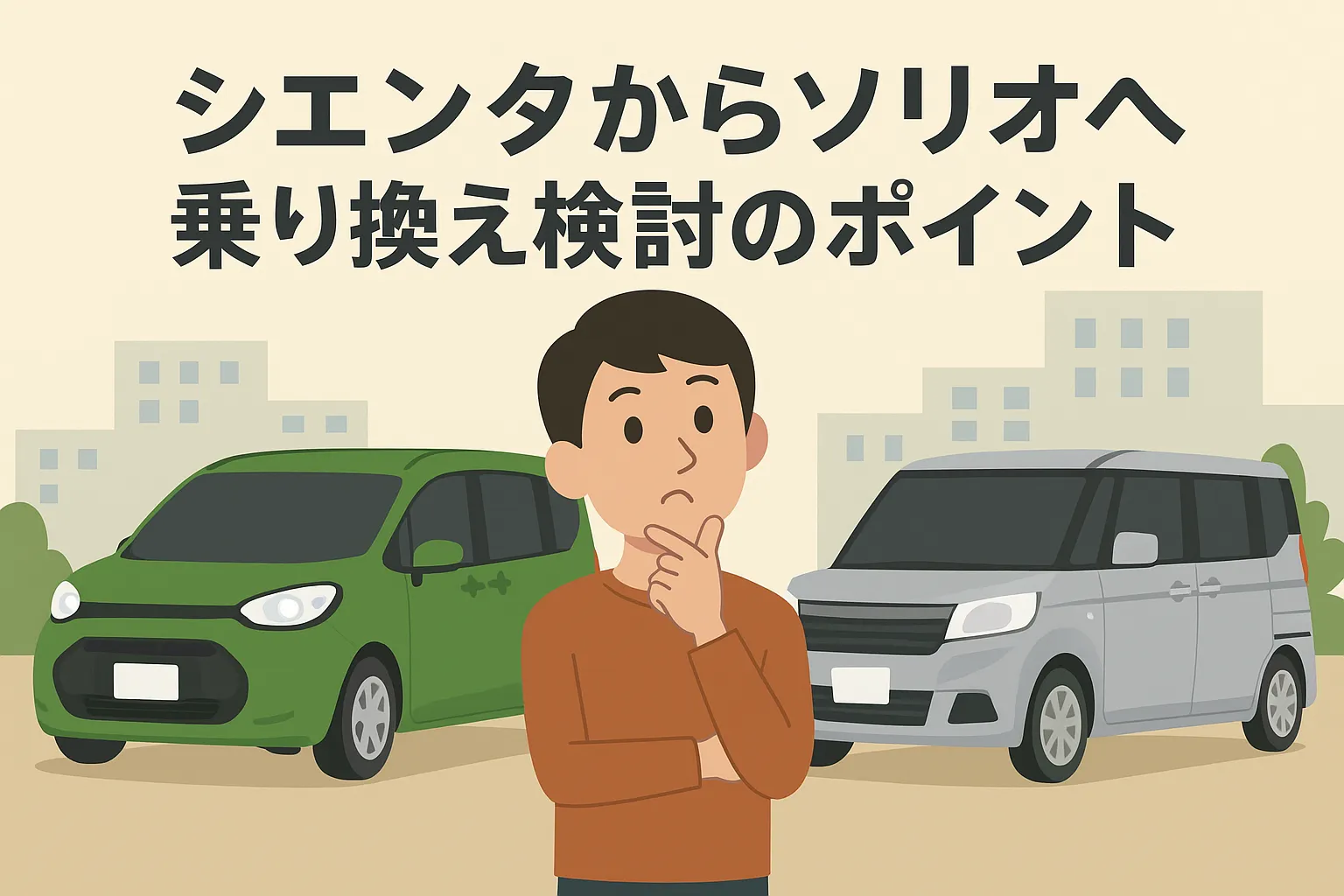 シエンタからソリオへ乗り換え検討のポイント