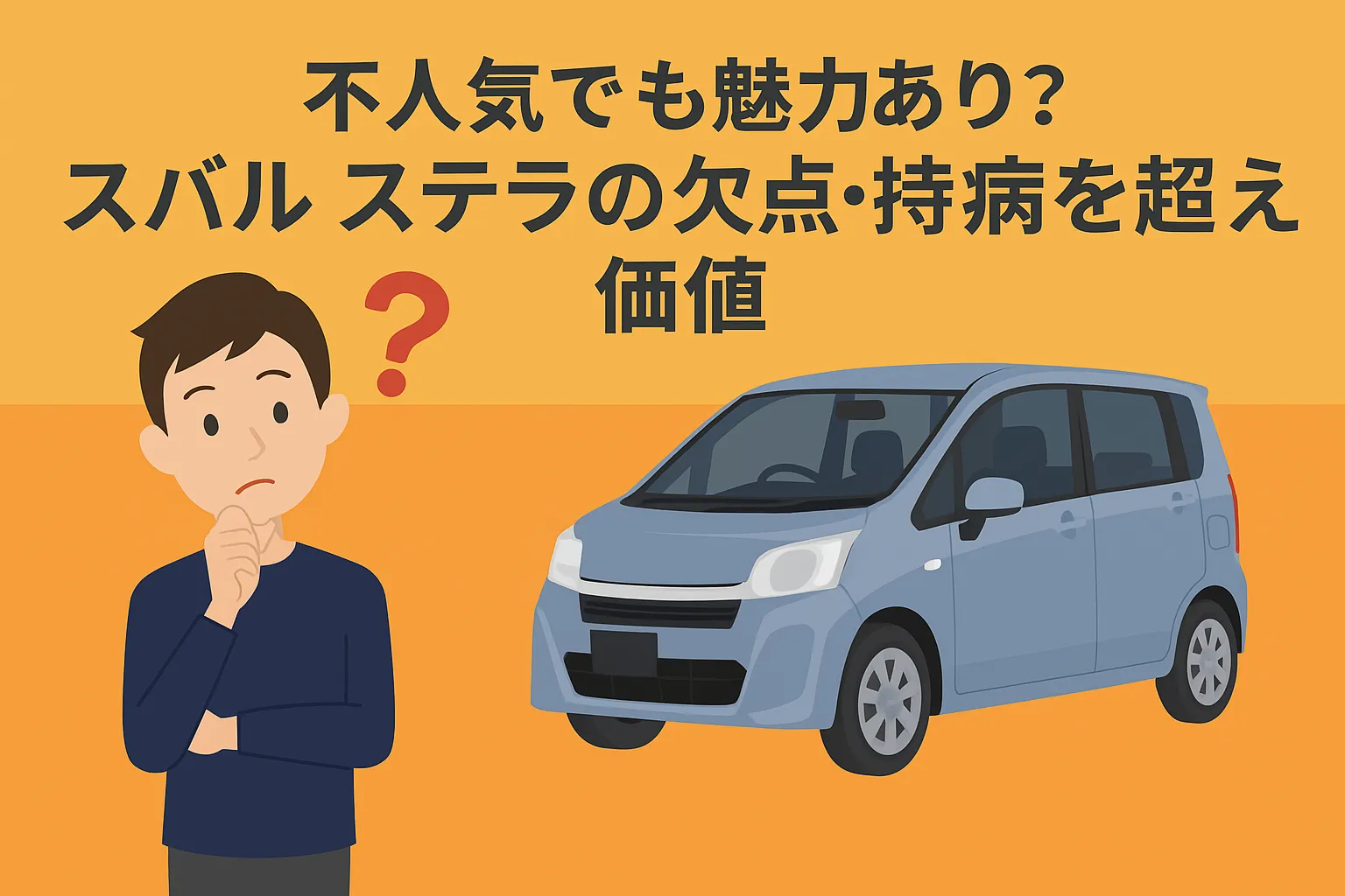 不人気でも魅力あり？スバル ステラの欠点・持病を超える価値