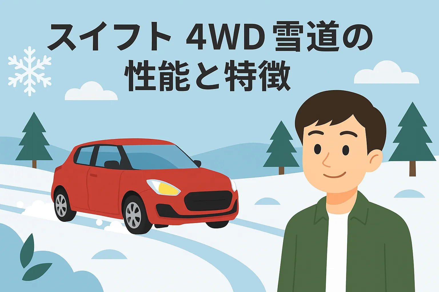 スイフト 4WD 雪道の性能と特徴