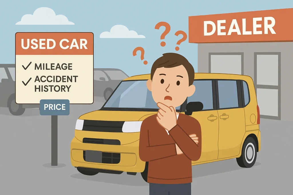 中古車購入で気をつけるポイント