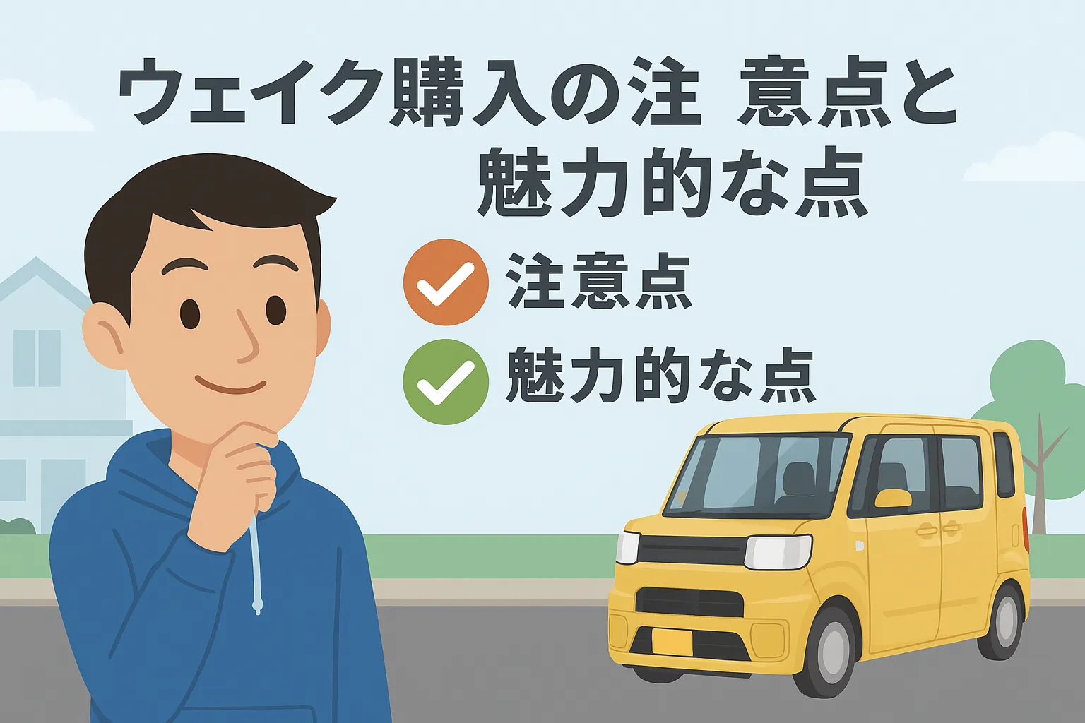 ウェイク購入の注意点と魅力的な点