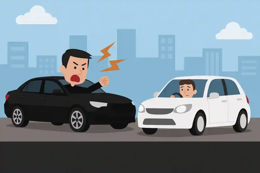 黒い車は運転マナーが悪いという意見