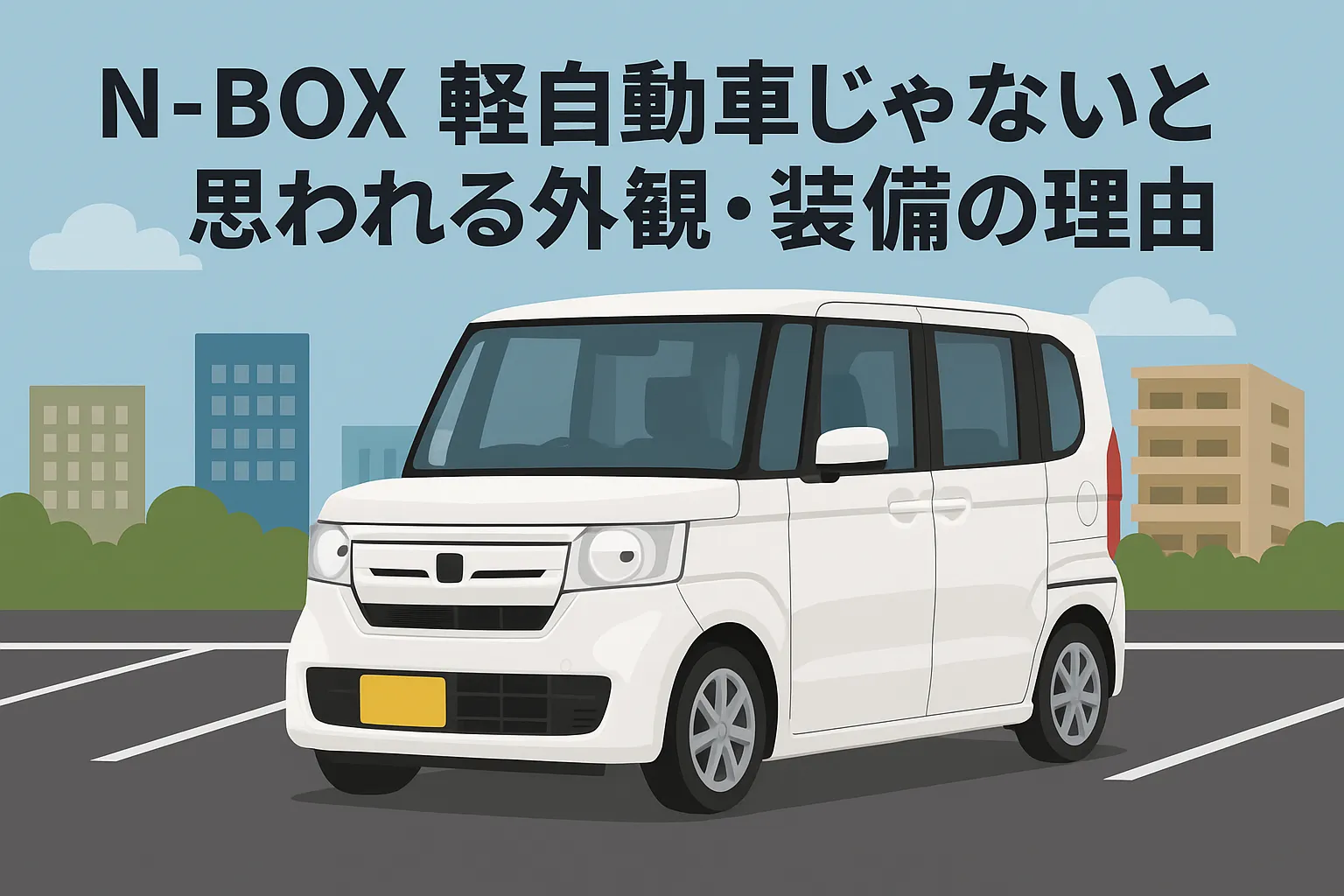 N-BOX 軽自動車じゃないと思われる外観・装備の理由