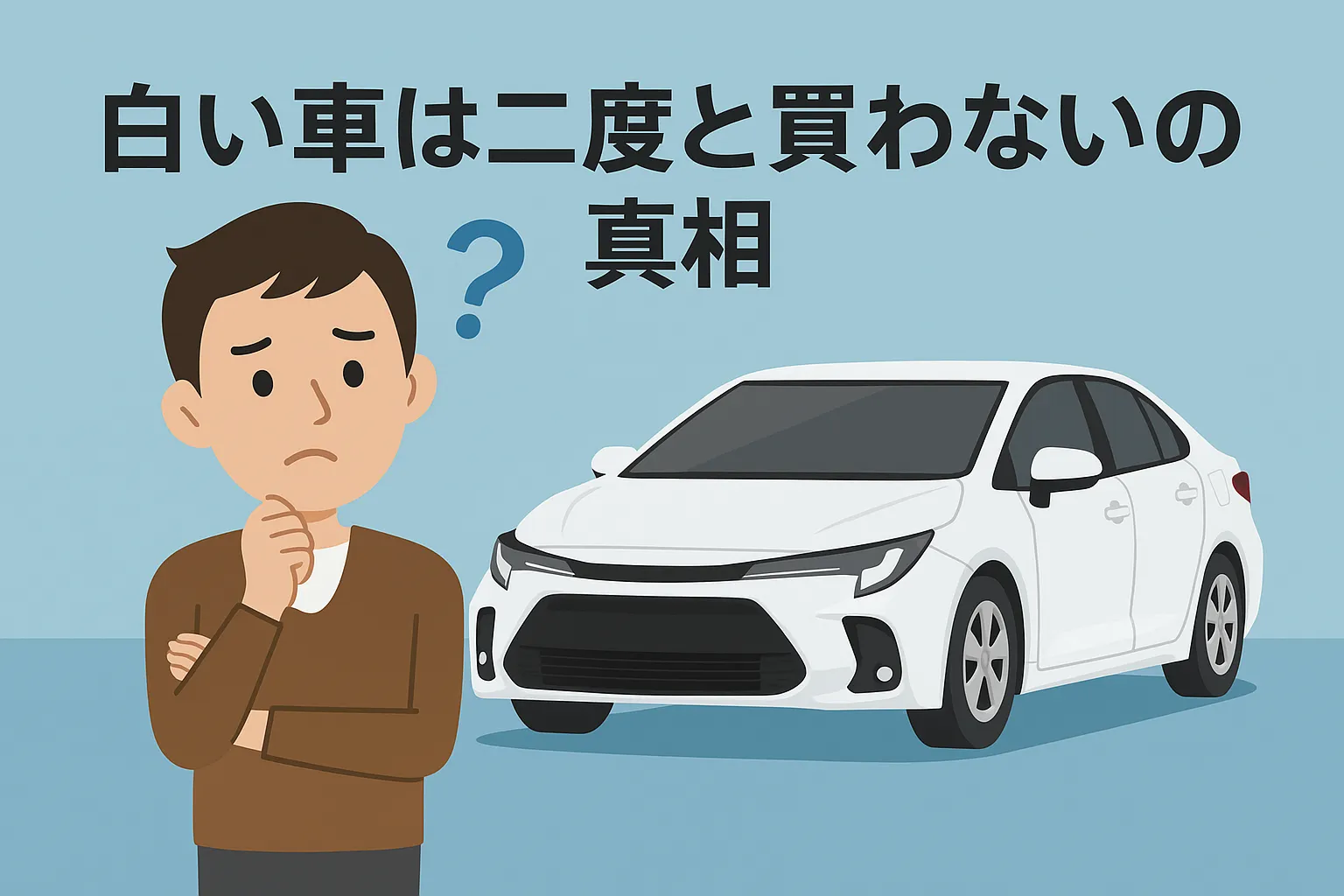 白い車は二度と買わないの真相