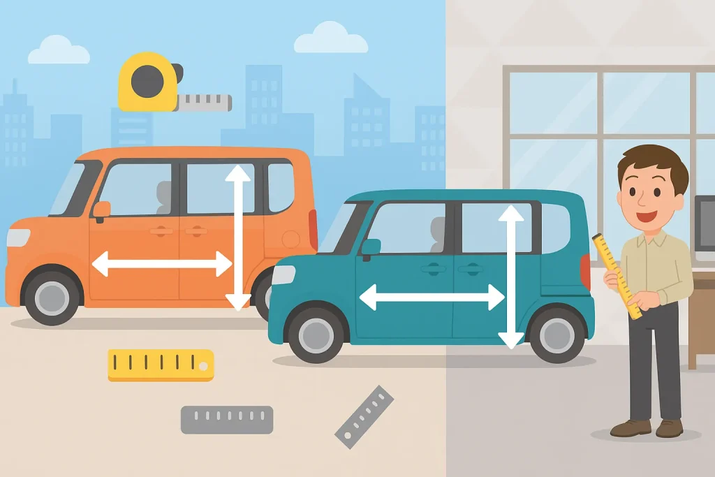 スペーシアとN-BOXどちらが広いか