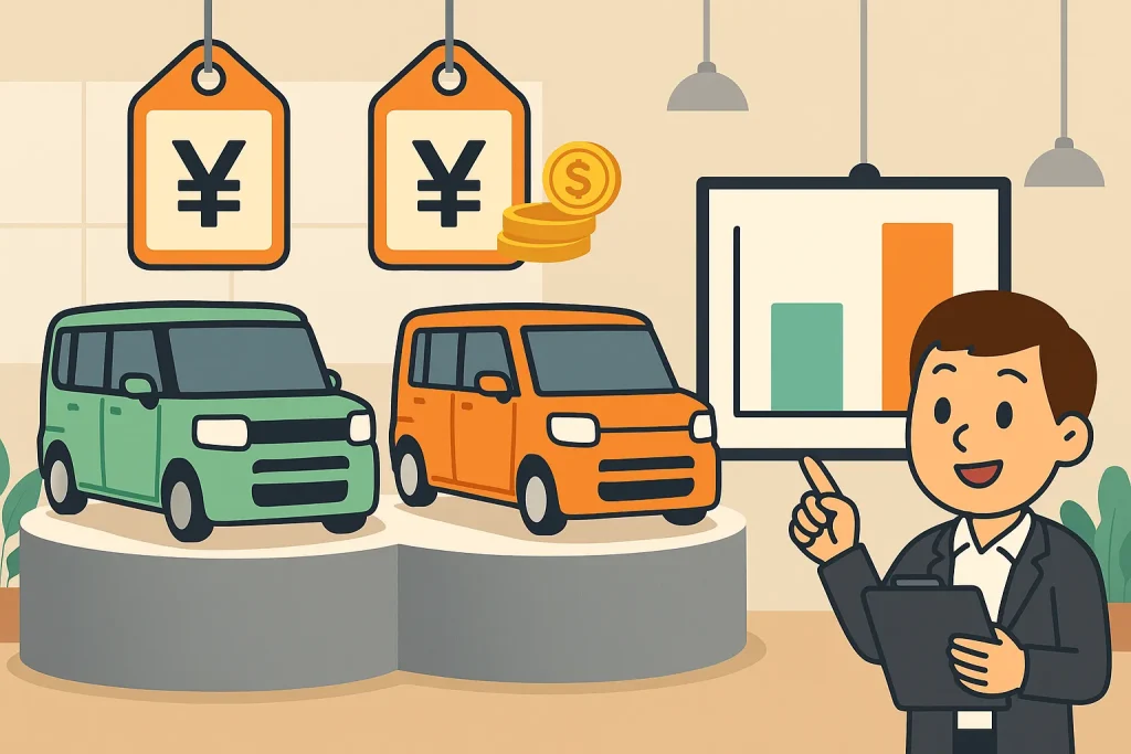 価格で見るスペーシア エヌボックス