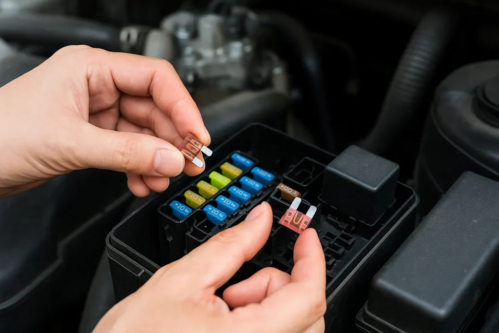 エアコン ヒューズの点検