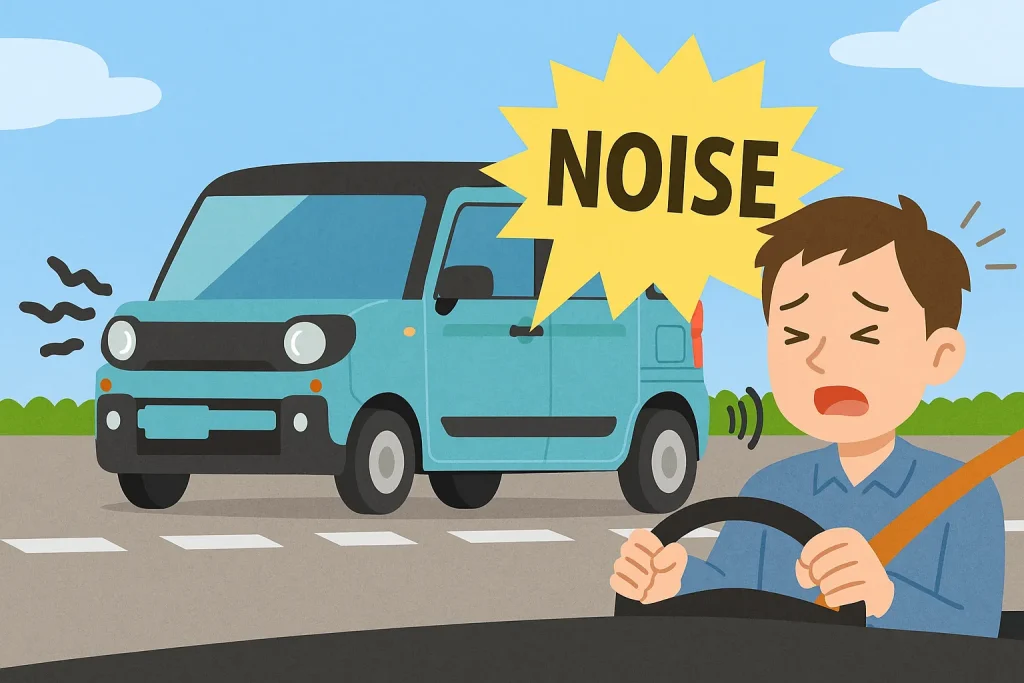 スペーシア ギア うるさい場面