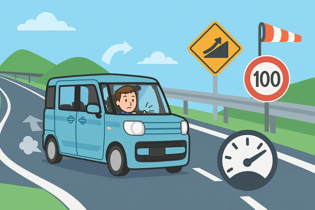 スペーシアのノンターボは高速走行でどう？