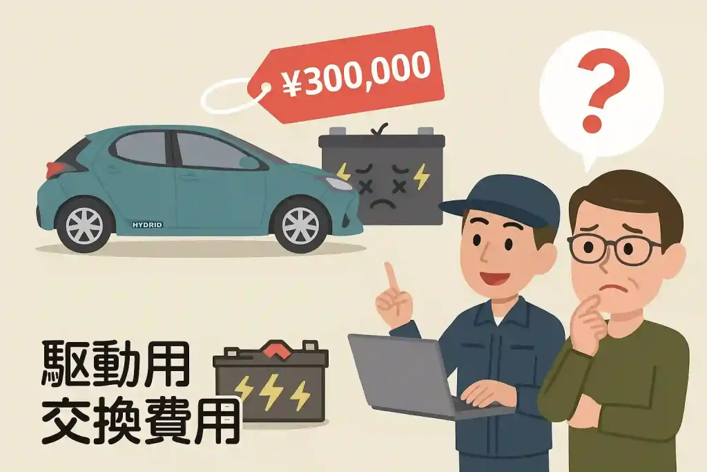 ハイブリッド駆動用バッテリー交換費用