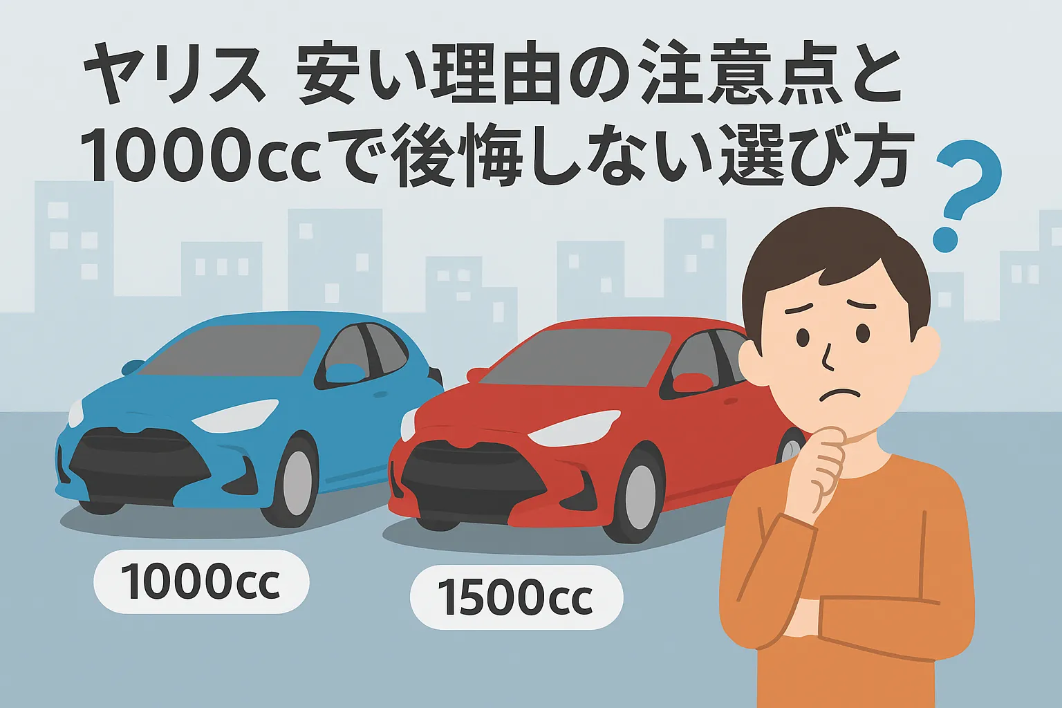 ヤリス 安い理由の注意点と1000ccで後悔しない選び方