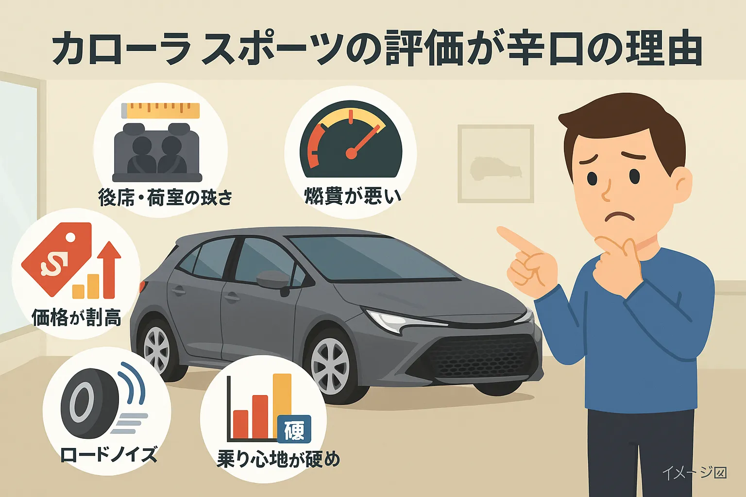 カローラ スポーツの評価が辛口の理由