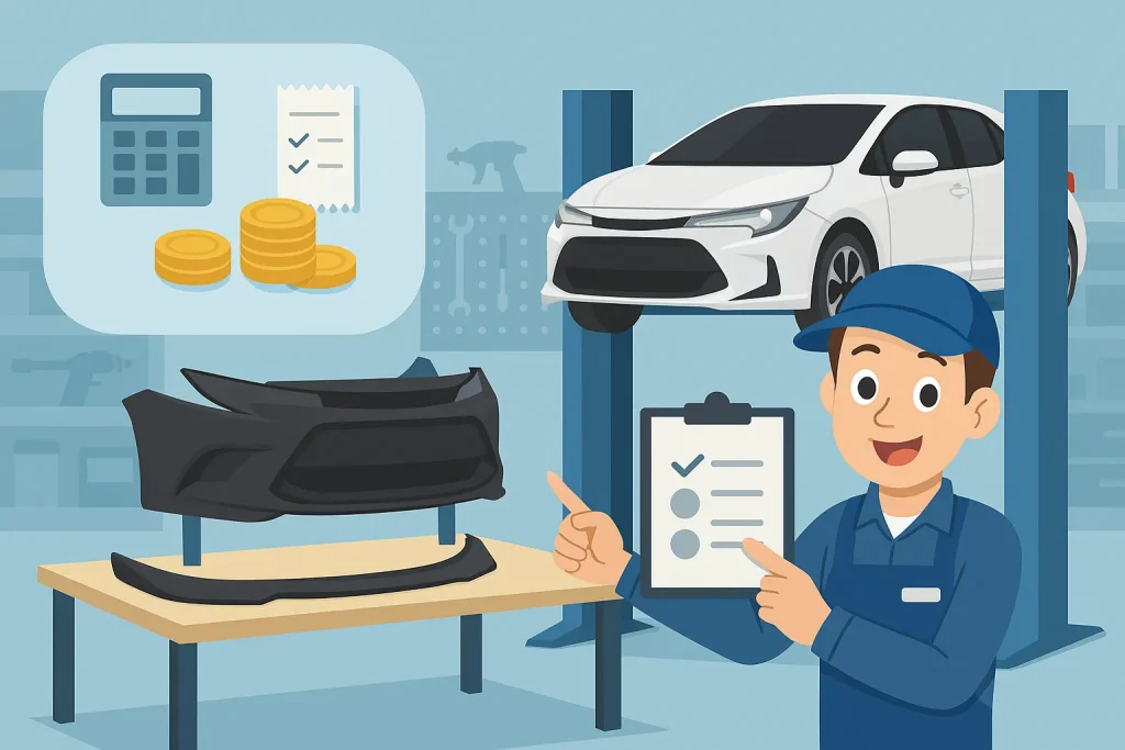 フロントスポイラー・バンパーの交換費用