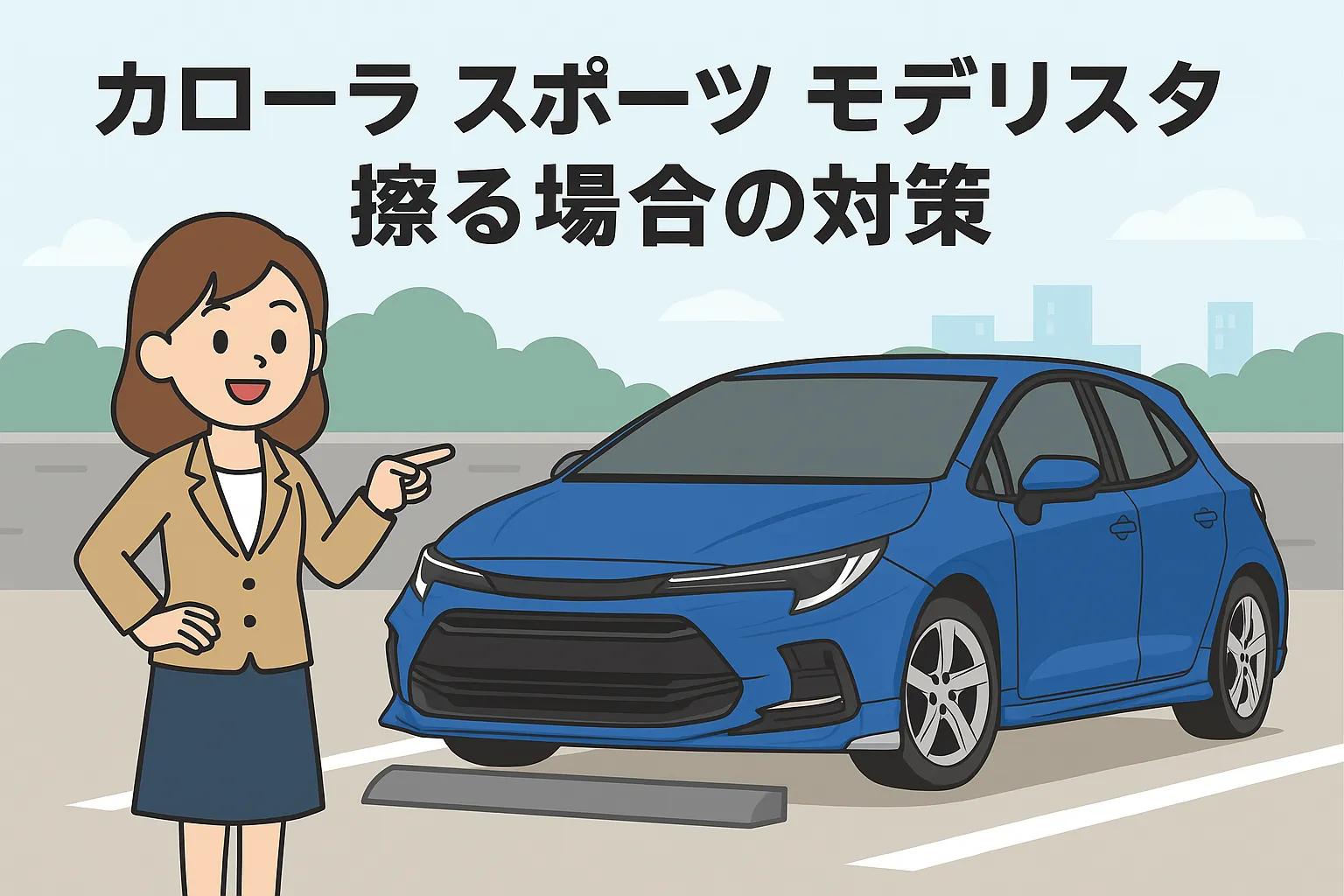 カローラ スポーツ モデリスタ 擦る場合の対策