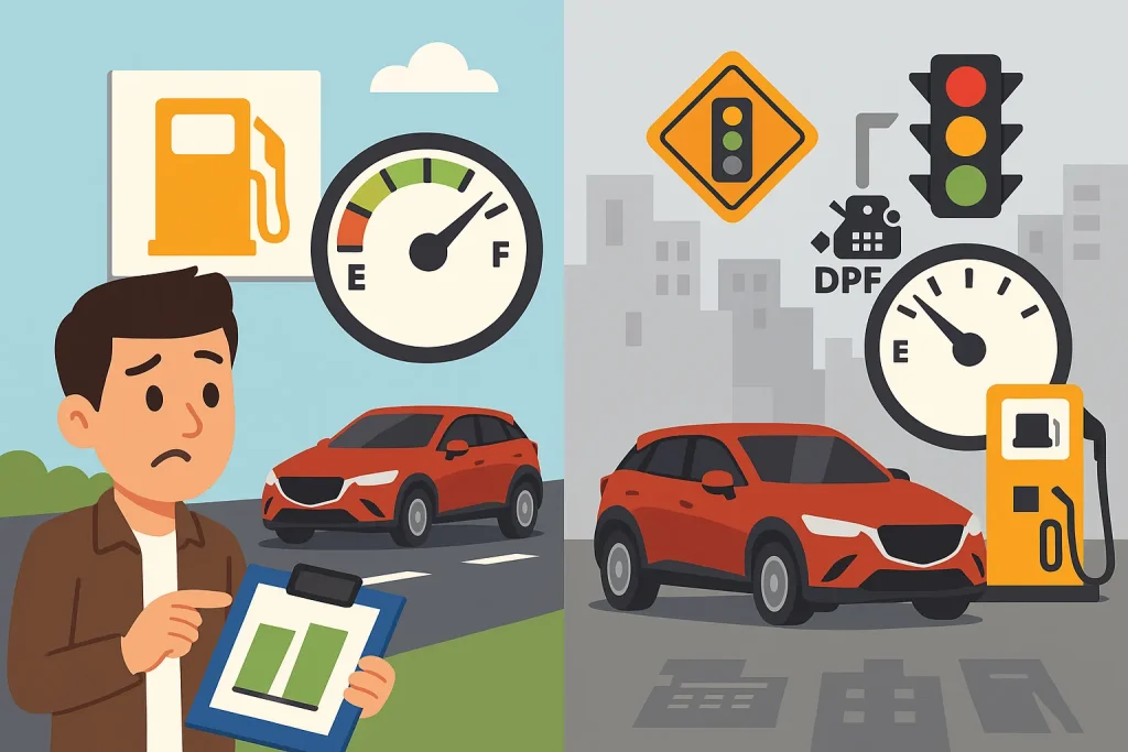 CX-3 ディーゼル 燃費の公式数値と実態