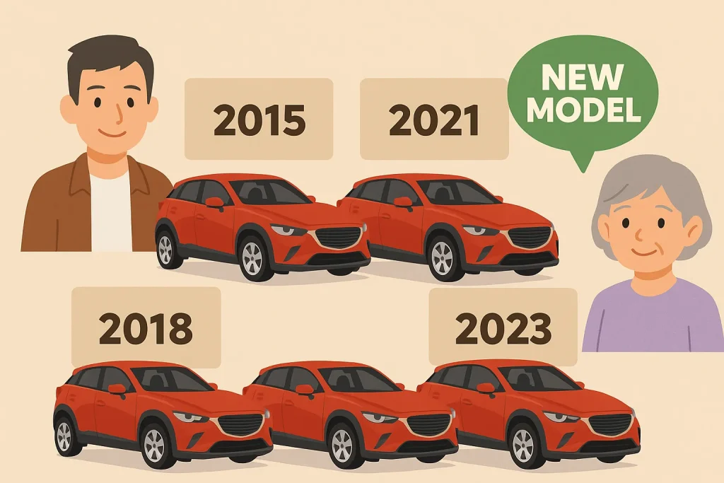 年式別のCX-3ディーゼルの特徴