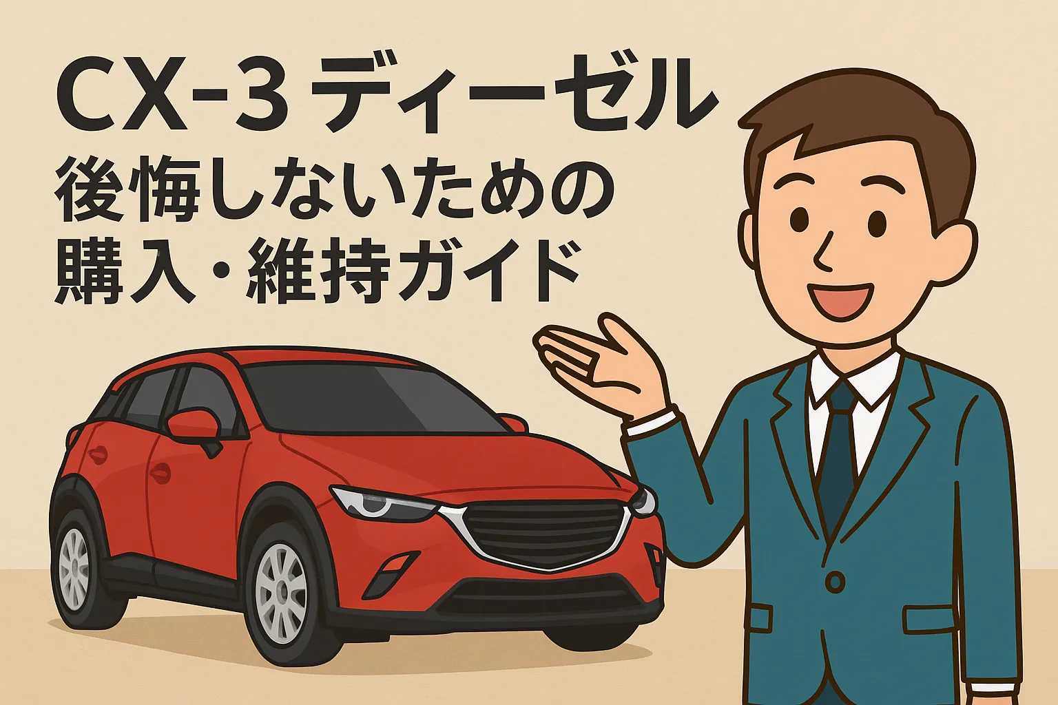 CX-3 ディーゼル後悔しないための購入・維持ガイド